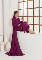 Yolo Pret Dhanak wool Shirt with Dhanak Border Shawl and Plain Trouser AML W25 0011 Women 3pcs