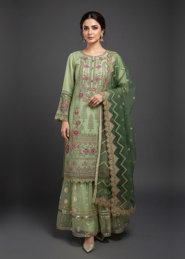 Diara Couture NAAILA US 518 MOSS GREEN Women 3pcs