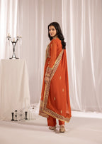 Alyssa RUST SUIT ALN18 Women 3pcs