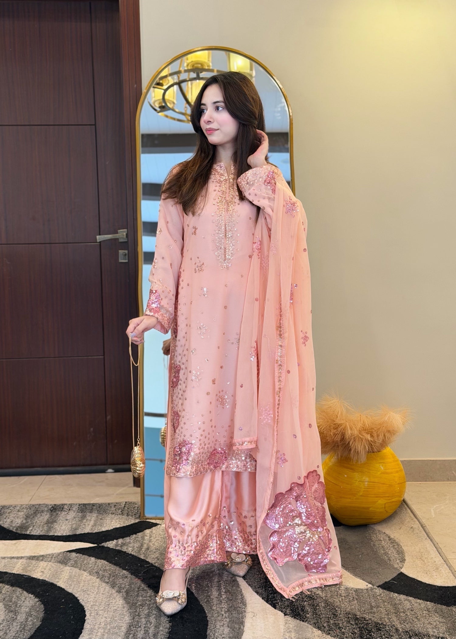 Suits By Sadia Pinky strawberry Women 3pcs