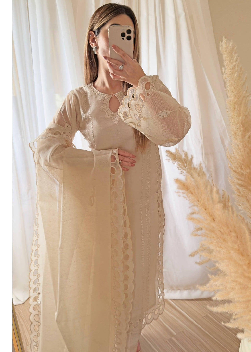 Rivaaj Fashion Safaid Jora RJF029 Women 3pcs