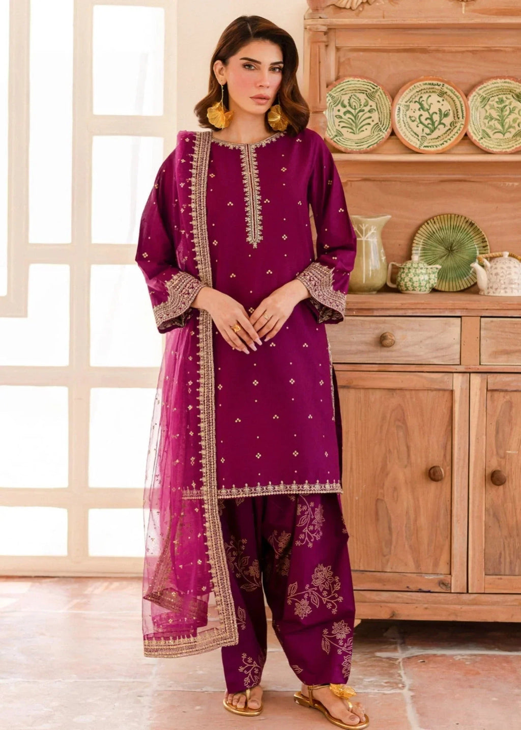 Chaudhary Arts sofiya Embroidered Women 3pcs