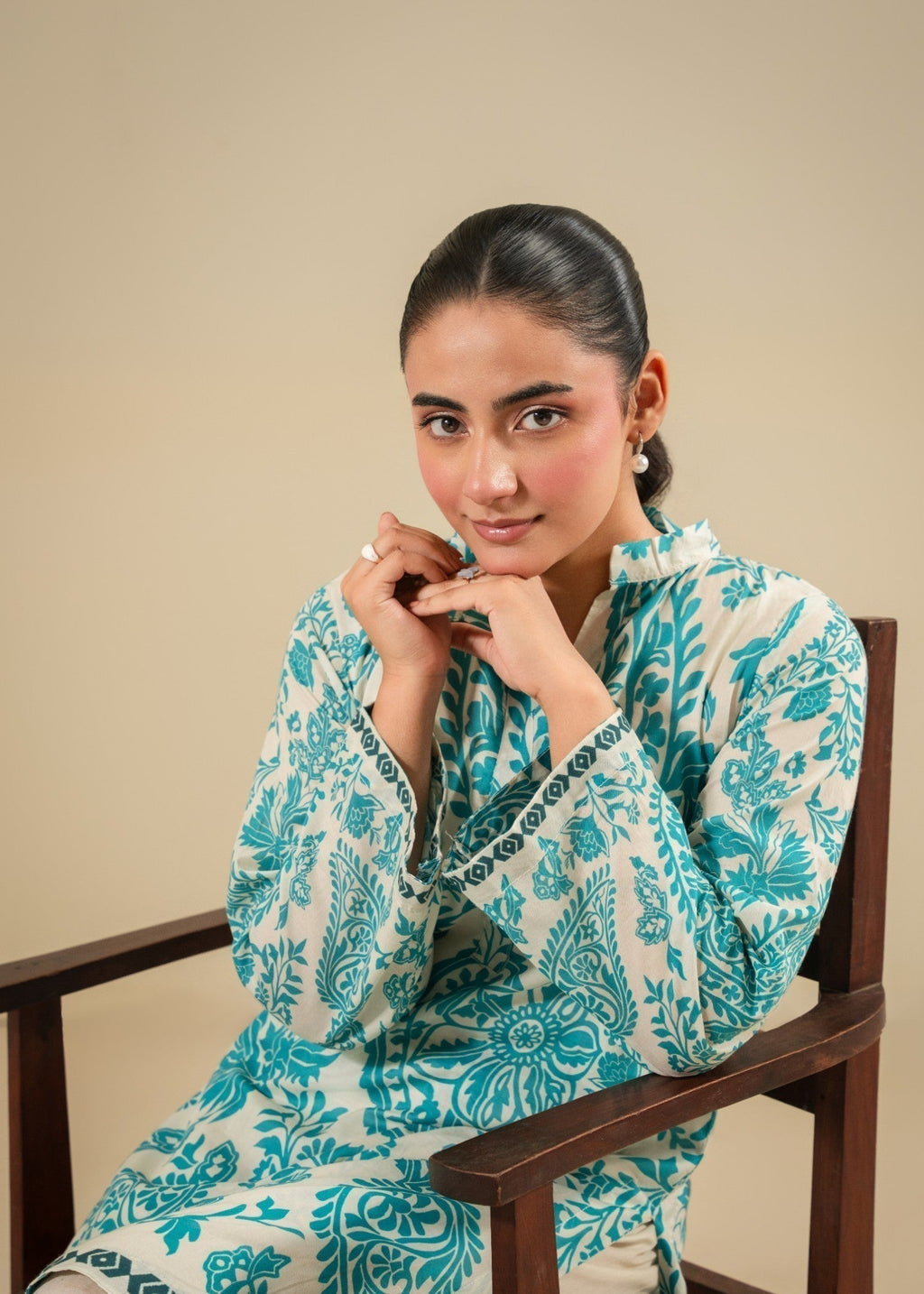 Akhrot Clothing Aqua Serenity Women 2pcs