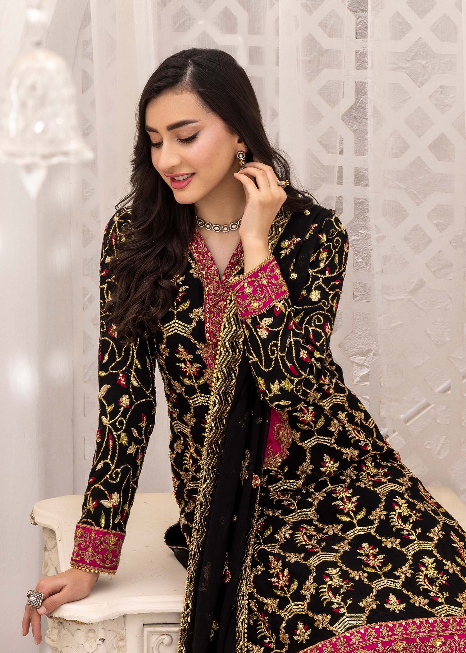 Kanwal Zainab BLACK MUSE Women 3pcs