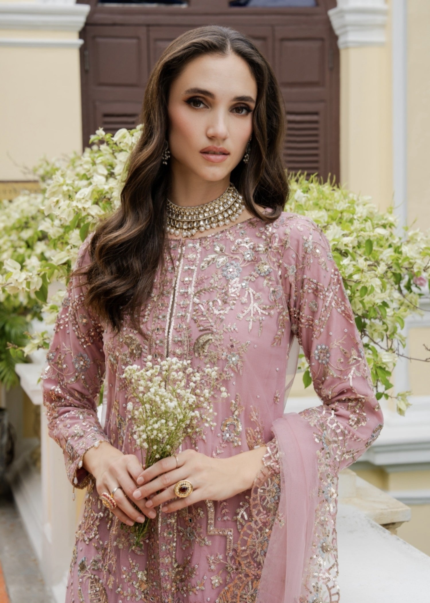 Agha Jaan ZARI BLOSSOM Women 3pcs