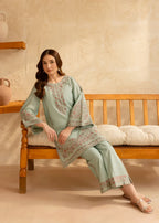 Ramal Novoh embroidered dress Women 2pcs