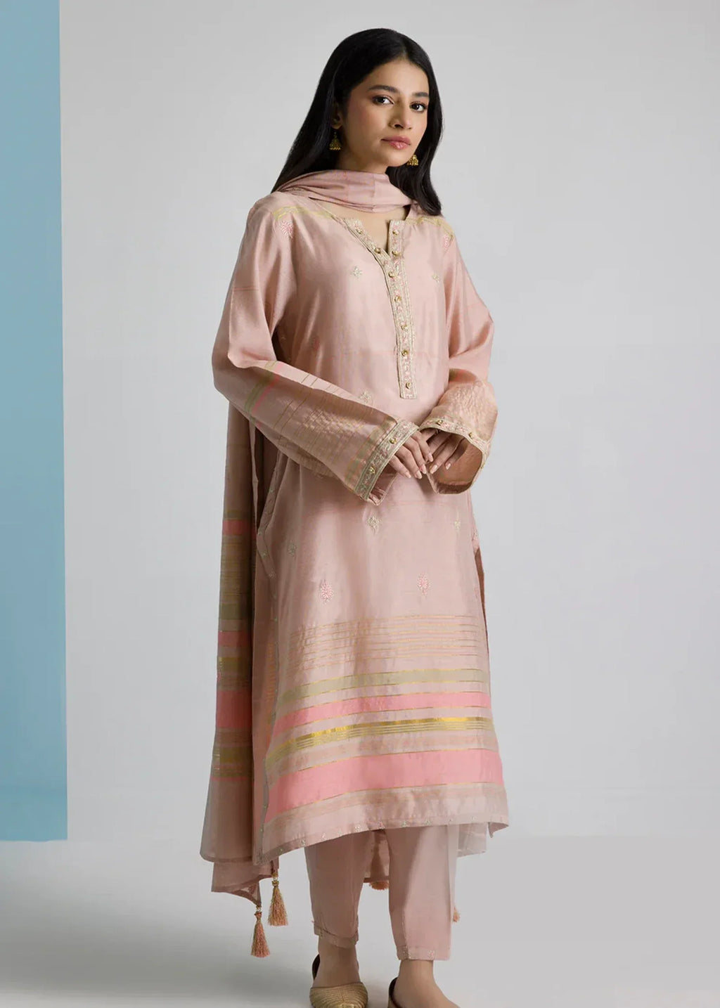 Zellbury WPS2532578 TEA ROSE PINK Women 3pcs