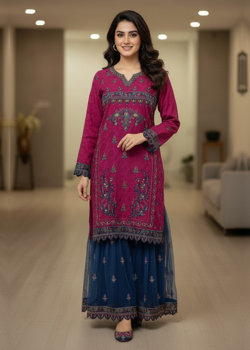 Diara Couture AROHA M 001 PINK Women 3pcs