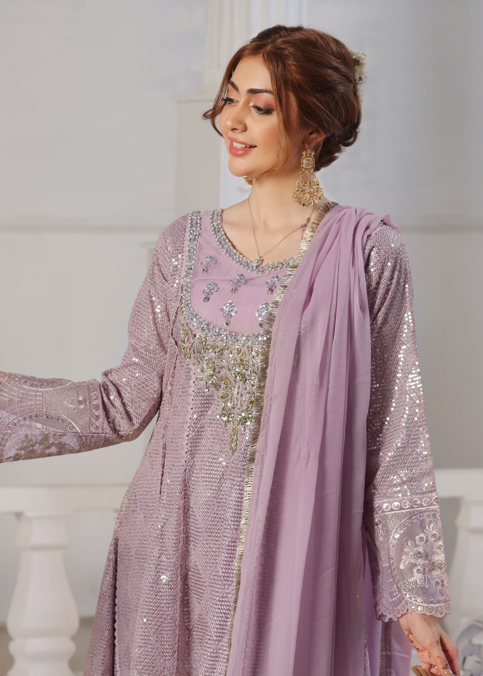 Alsiyab Zeba Lilac Women 3pcs