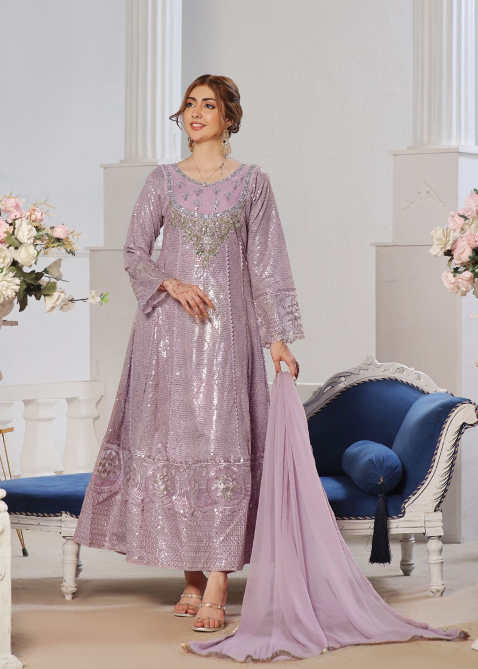 Alsiyab Zeba Lilac Women 3pcs
