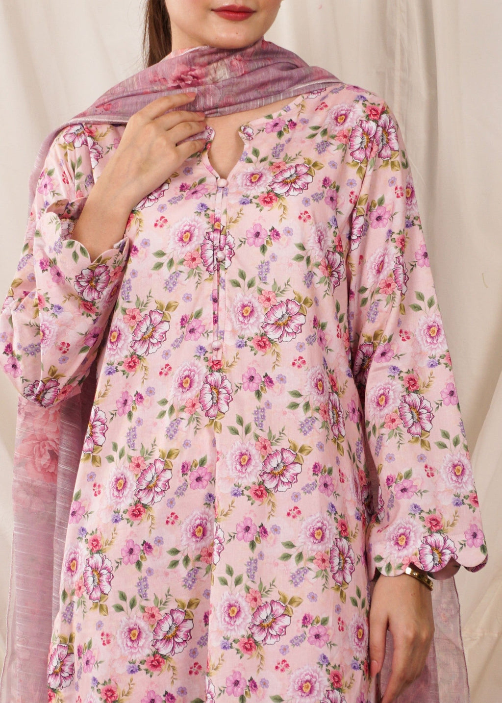 Pret Diaries Pink Printed Women 3pcs