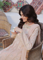 Alsiyab Chandni Peach Women 3pcs