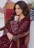 Alsiyab Chandni Maroon Women 3pcs