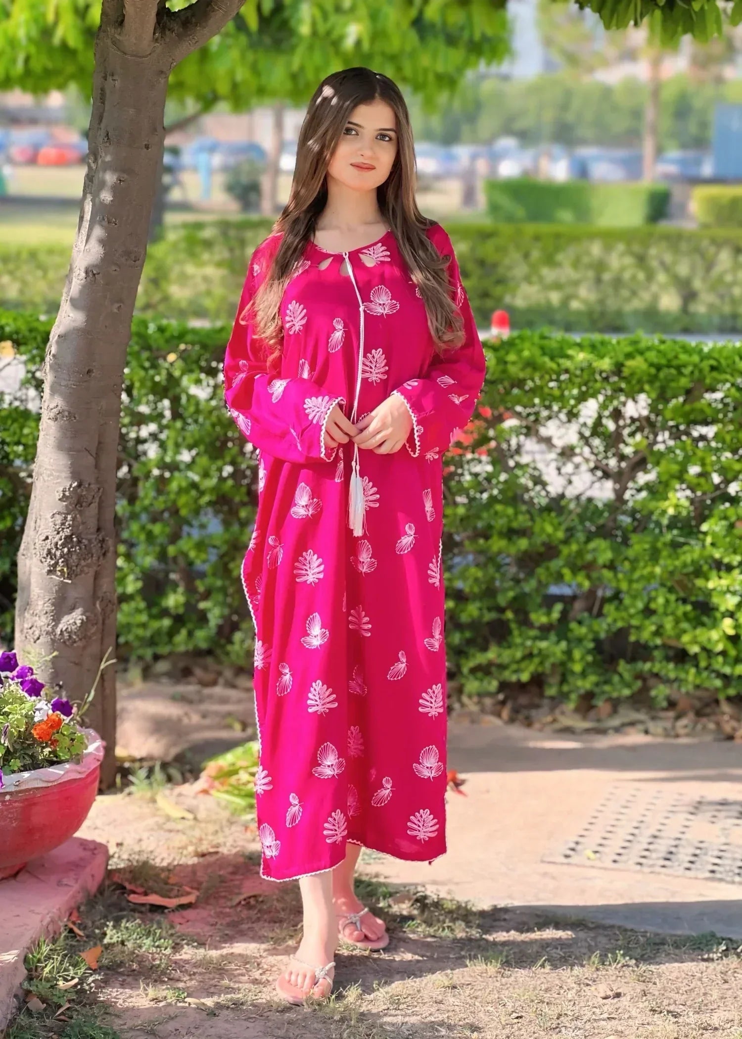 Sajfi Closet Ghulaabo | Premium Block Printed Set on Arabic Lawn Women 2pcs