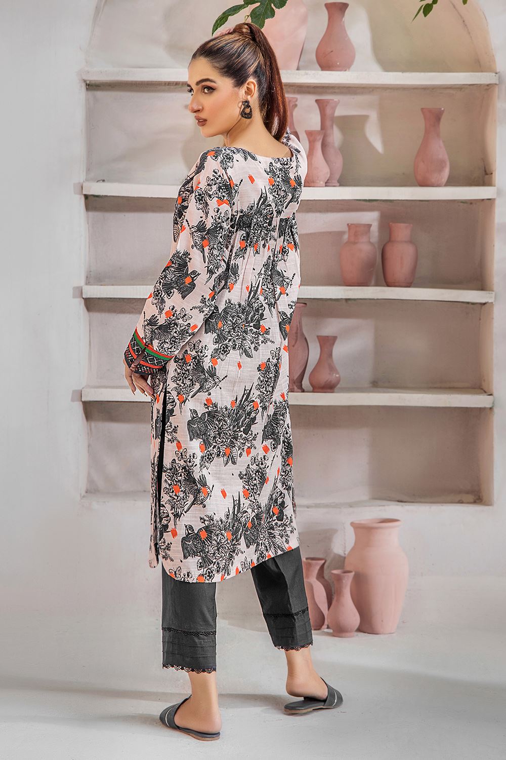 Khas Stitched Self Jacquard Shirt DR 2302