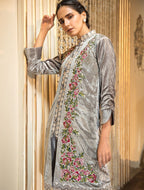 Khas Stitched Formal Embroidered Shirt ER 115