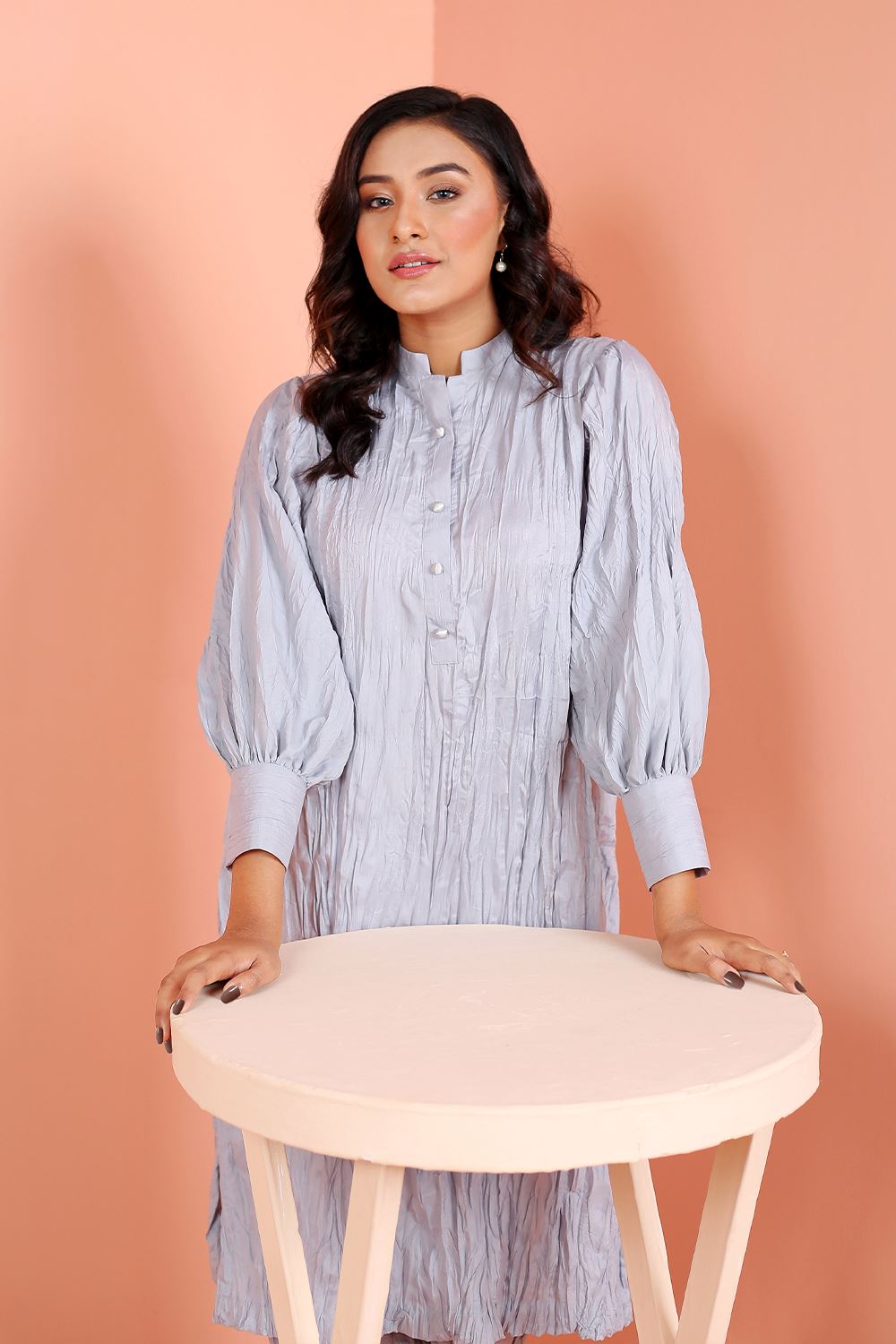 Khas Stitched Cambric SHIRT & TROUSER SHIRT & TROUSER RKTC 041 Women 2pcs