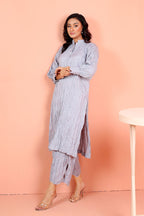 Khas Stitched Cambric SHIRT & TROUSER SHIRT & TROUSER RKTC 041 Women 2pcs