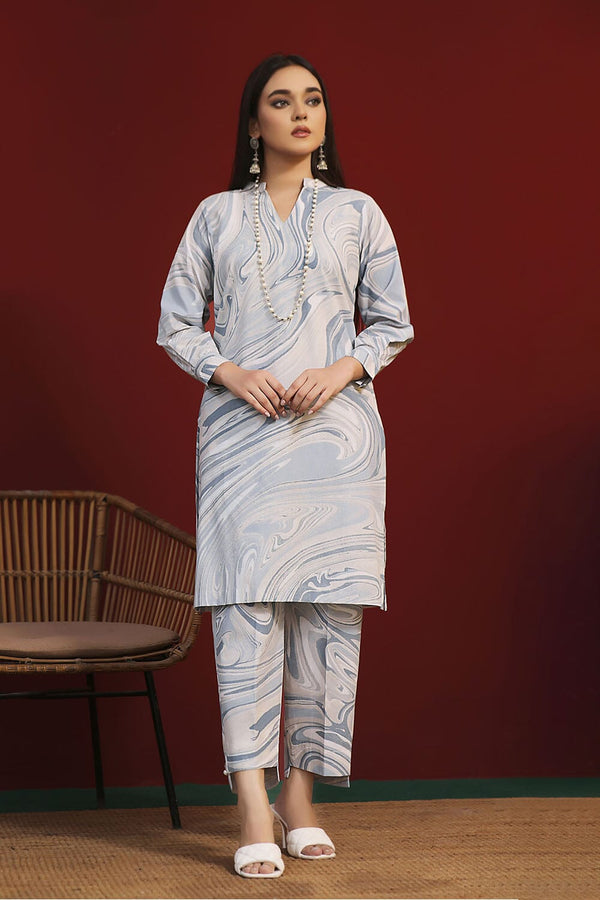 Khas Stitched Cambric SHIRT & TROUSER RKT 059