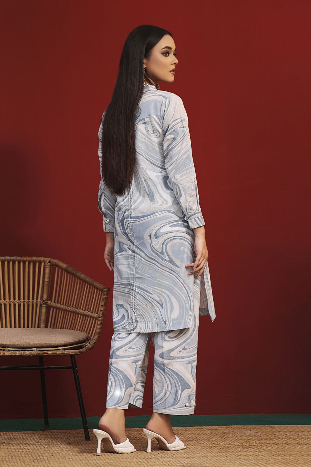 Khas Stitched Cambric SHIRT & TROUSER RKT 059