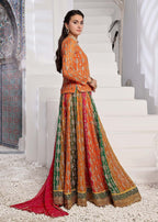 Ayesha Closet Naurattan Orange Women 3pcs