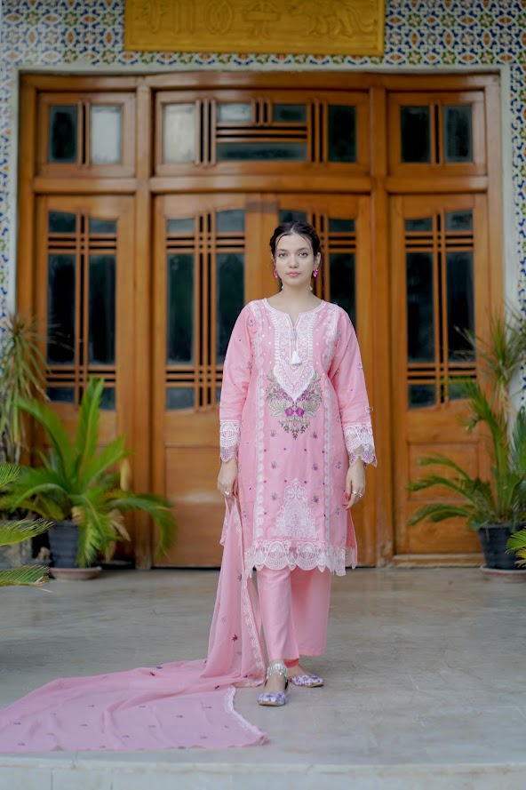 Four Season Boutique RUBAB COTTON PINK Women 3pcs