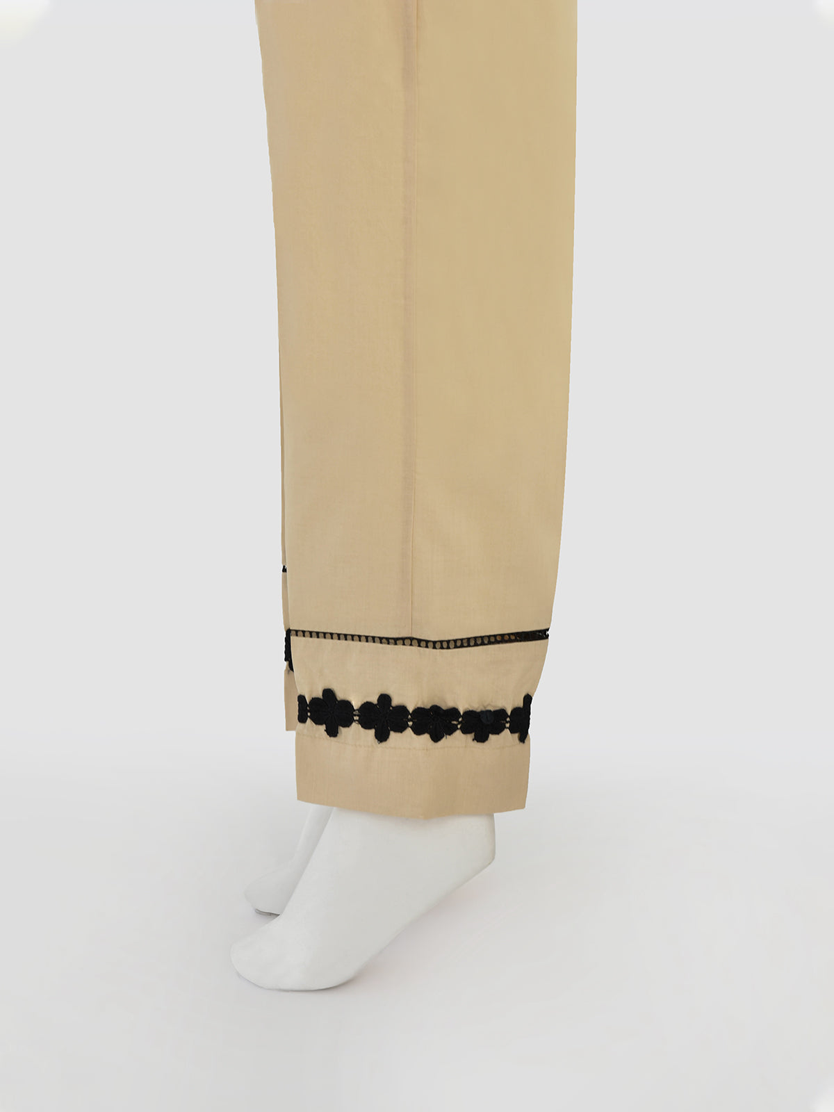 Oaks By Star Textile Mills Women Beige Lawn Trouser OWSP 2109014 Women 1pcs