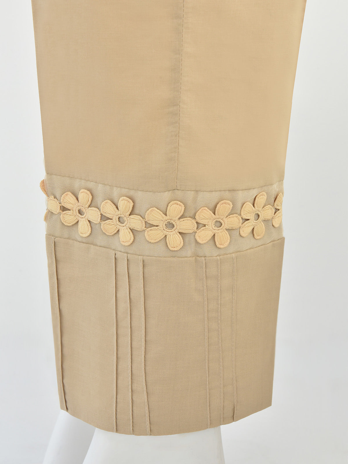 Oaks By Star Textile Mills Women Beige Cambric Trouser OWSP 2206038 1 Women 1pcs