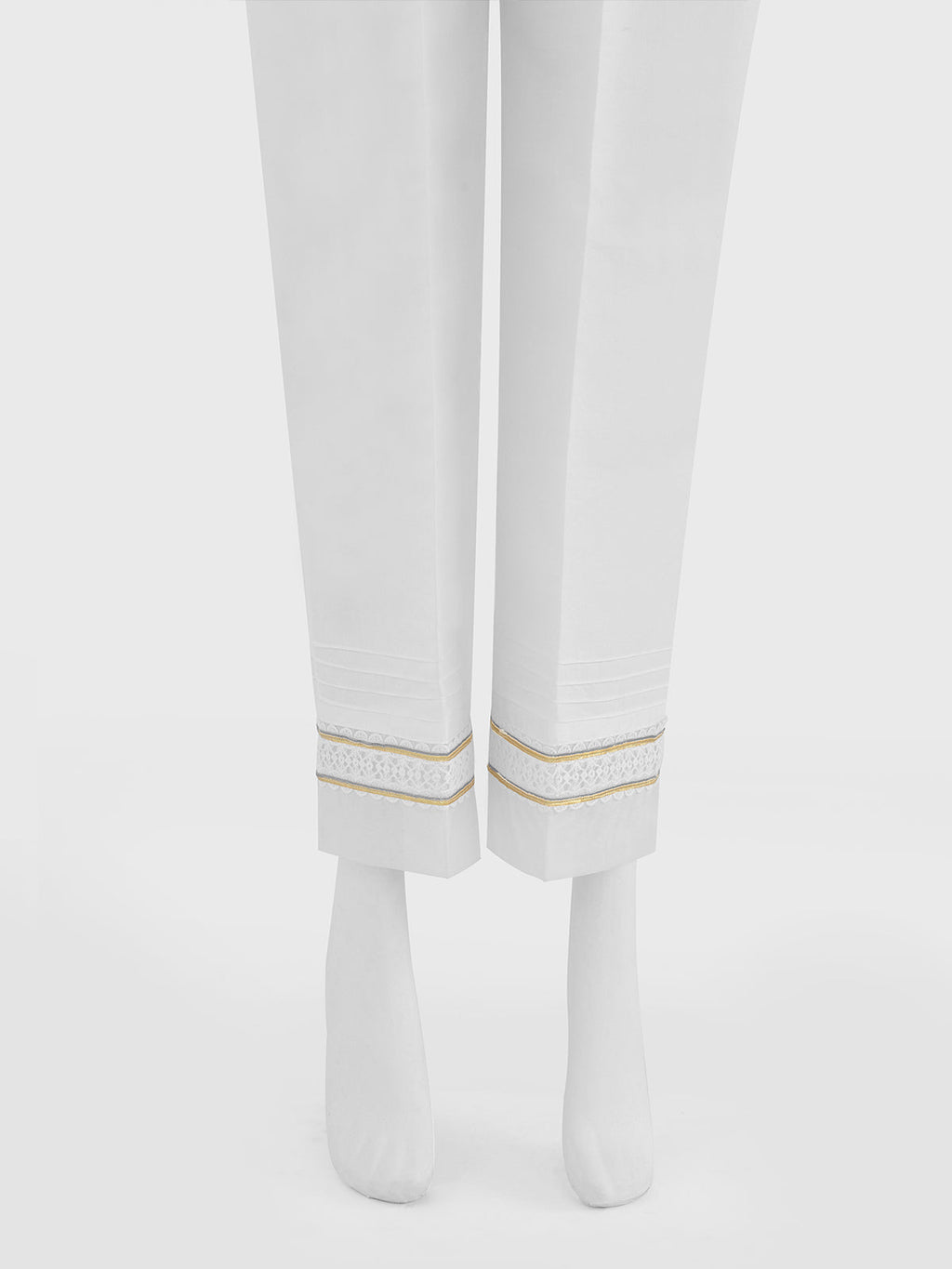 Oaks By Star Textile Mills Women White Silk Blend Trouser OWSP 2208030 1 Women