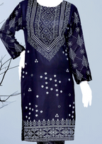 Hamna Kalim Riwayat Two Piece navy blue Women 2pcs